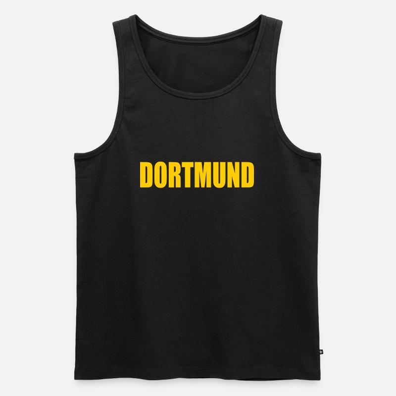 dortmund - Männer Premium Bio Tank Top - Schwarz