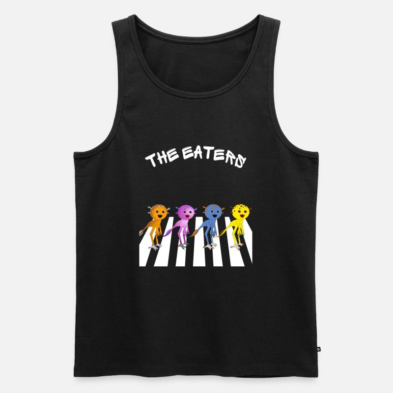 Die Esser - Männer Premium Bio Tank Top - Schwarz