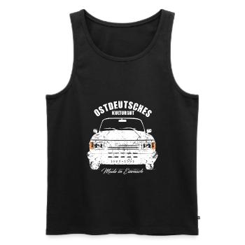 Wartburg 1.3 Classic - Ostdeutsches Kulturgut - Männer Premium Bio Tank Top - Schwarz - Vorne - Michal (187cm)