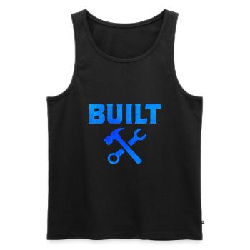 Built Not Bought Car Mechanic Automobile Repair Ca - Männer Premium Bio Tank Top - Schwarz - Vorne - Michal (187cm)
