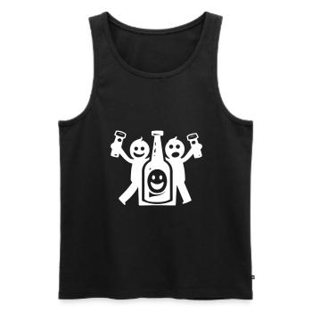 Bachelor Party Party Team - Men's Premium Organic Tank Top - black - Front - AI Model Male 178 light (178cm)