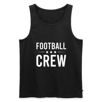 Équipe de football - Débardeur bio Premium Homme - noir - Devant - Michal (187cm)