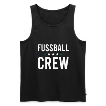 Équipe de football - Débardeur bio Premium Homme - noir - Devant - Michal (187cm)