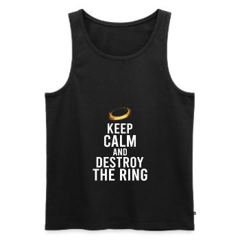 Scheidung Frisch geschieden Scheidungsparty - Männer Premium Bio Tank Top - Schwarz - Vorne - AI Model Male 178 light (178cm)