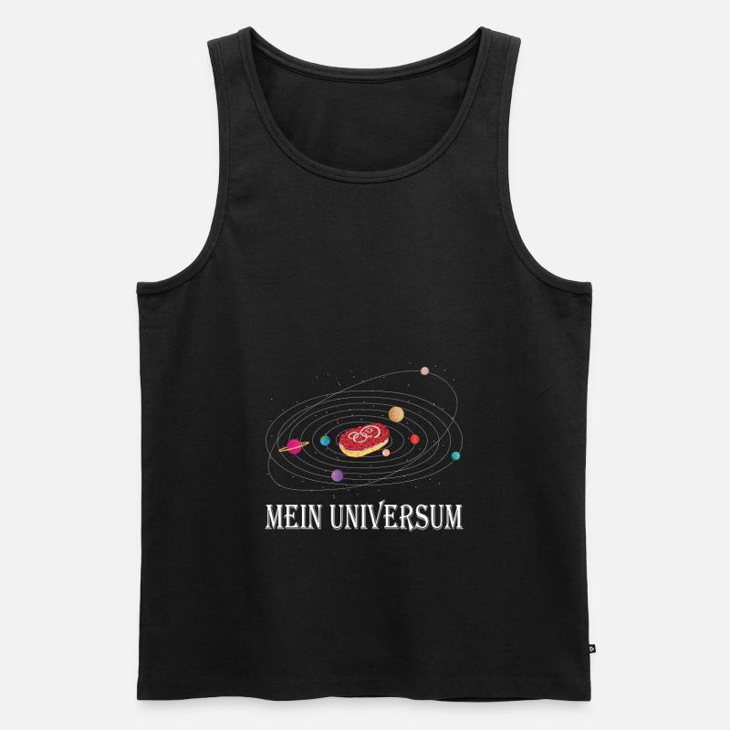 Mettbrötchen Mett Mettigel - Männer Premium Bio Tank Top - Schwarz