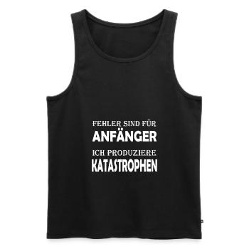 Tollpatsch Tollpatschige Freundin - Männer Premium Bio Tank Top - Schwarz - Vorne - Michal (187cm)