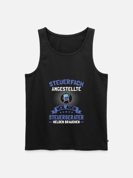 Steuerfachangestellte Steuerberatung - Männer Premium Bio Tank Top - Schwarz