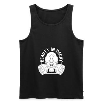 Urban exploration Urbexing Lost Places - Männer Premium Bio Tank Top - Schwarz - Vorne - Michal (187cm)
