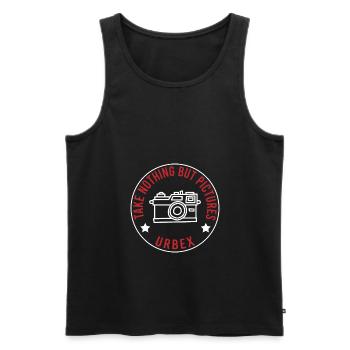 Urban exploration Urbexing Lost Places - Männer Premium Bio Tank Top - Schwarz - Vorne - Michal (187cm)