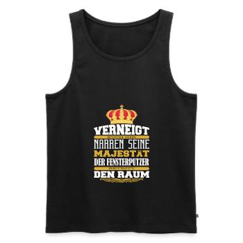 Fensterputzer Fensterreiniger Glasreiniger - Männer Premium Bio Tank Top - Schwarz - Vorne - Michal (187cm)