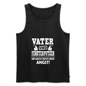 Fensterputzer Fensterreiniger Glasreiniger - Männer Premium Bio Tank Top - Schwarz - Vorne - Michal (187cm)