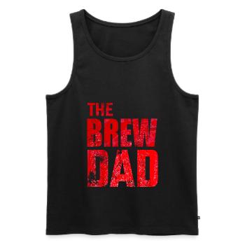 Vater Papa Bier Brauen Brauer Alkohol Geschenk - Männer Premium Bio Tank Top - Schwarz - Vorne - Michal (187cm)