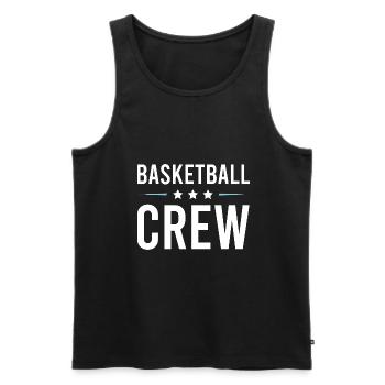 Équipe de basket-ball - Débardeur bio Premium Homme - noir - Devant - Michal (187cm)