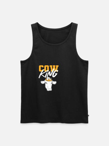 Cow King Cowman Poison - Men's Premium Organic Tank Top - black