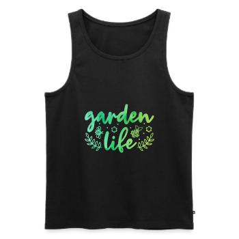 Garden Life Gardener Horticulturist Gardening Land - Männer Premium Bio Tank Top - Schwarz - Vorne - Michal (187cm)