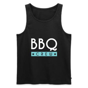 Équipe de barbecue - Débardeur bio Premium Homme - noir - Devant - Michal (187cm)