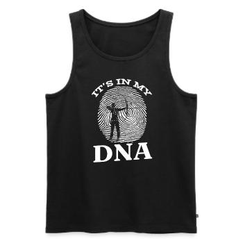 Archery Archer Longbow Target - Men's Premium Organic Tank Top - black - Front - Michal (187cm)