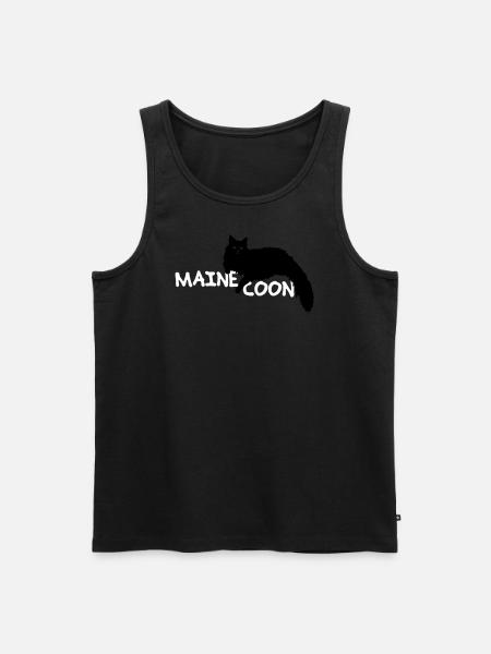 Maine coon - Men's Premium Organic Tank Top - black