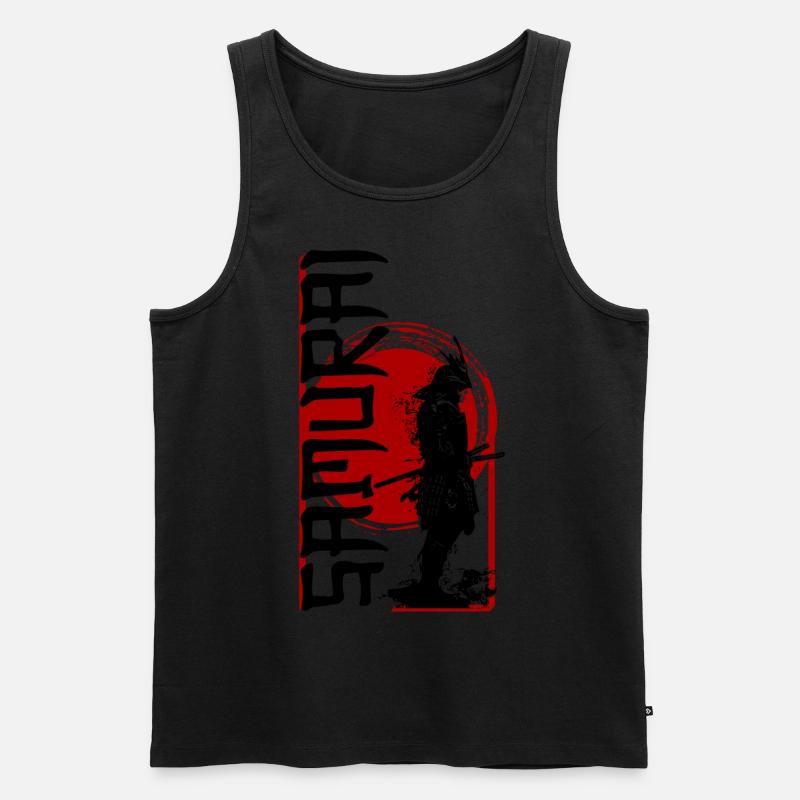Samurai - Männer Premium Bio Tank Top - undefined