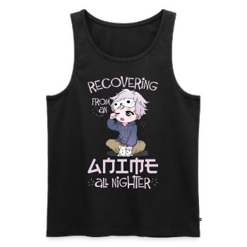Anime Comic Japan Anime Zeichnen - Männer Premium Bio Tank Top - Schwarz - Vorne - AI Model Male 178 light (178cm)