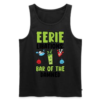 Scary drinks: Bar of the damn Halloween - Men's Premium Organic Tank Top - black - Front - Michal (187cm)