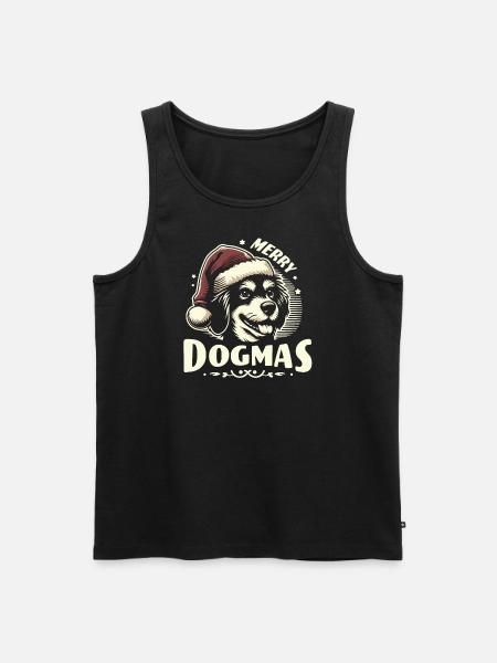 Merry Dogmas - Men's Premium Organic Tank Top - black