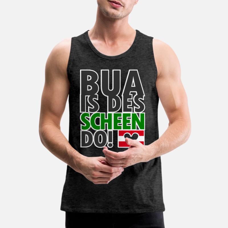Dialecte autrichien Dialecte Nice Débardeur bio Premium Homme