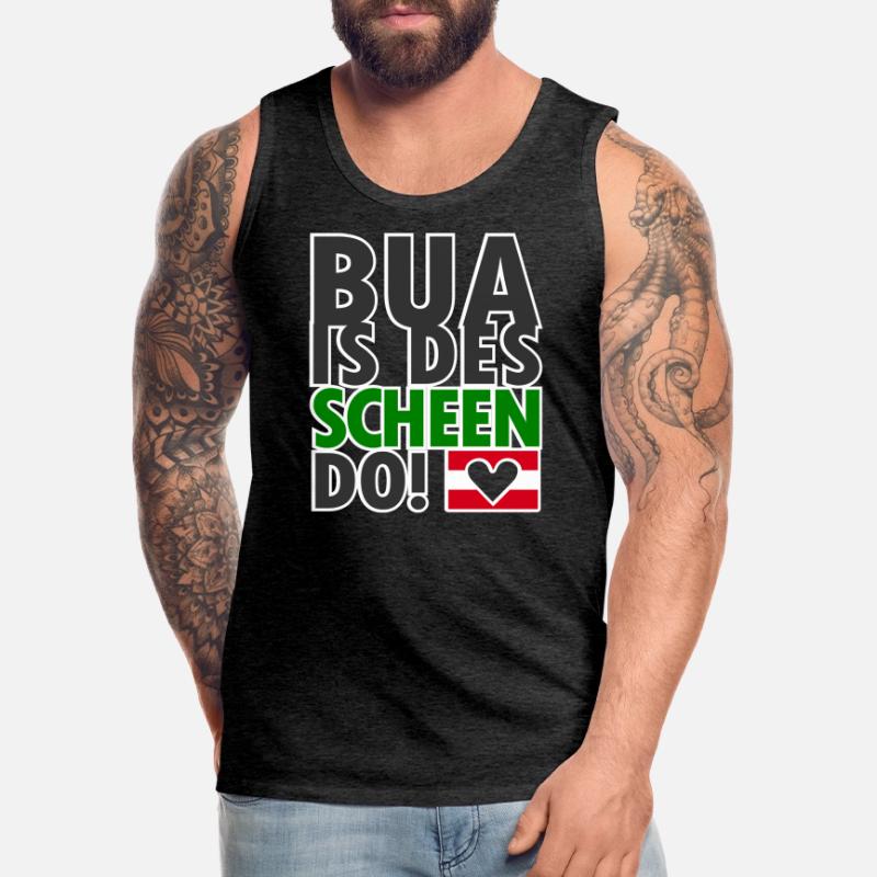 Austrian dialect Dialect Nice Men's Premium Organic Tank Top