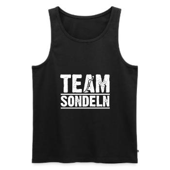 Sondler Sondeln Sondel Sondengänger - Männer Premium Bio Tank Top - Schwarz - Vorne - Michal (187cm)