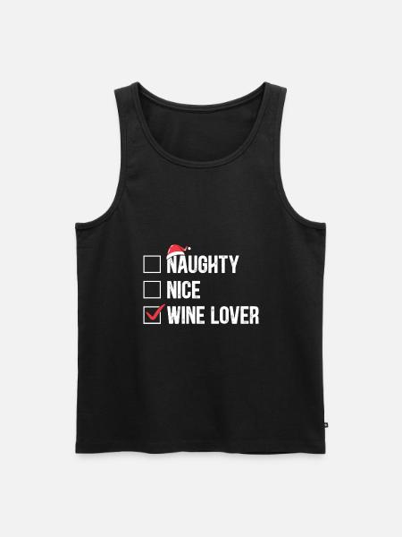 Dabbing Weihnachtsmann Geschenke - Männer Premium Bio Tank Top - Schwarz