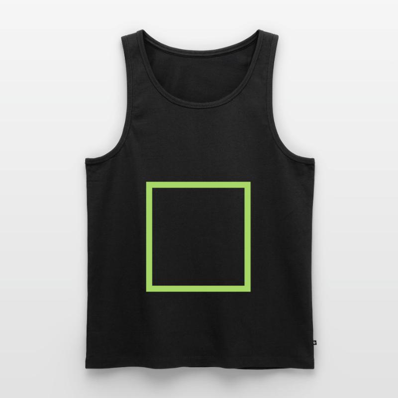 Square Square Pattern Men's Premium Organic Tank Top