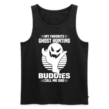 Ghost Hunter Father's Day - Men's Premium Organic Tank Top - black - Front - Michal (187cm)