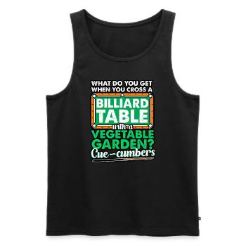 What Do You Get When You Cross A Billiard Table - Men's Premium Organic Tank Top - black - Front - Michal (187cm)