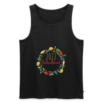 2022 Schulkind Einschulung Schulstart - Männer Premium Bio Tank Top - Schwarz - Vorne - Michal (187cm)