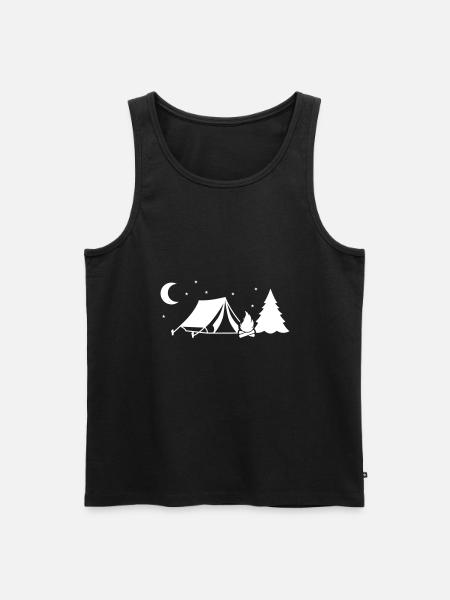 Camping - Débardeur bio Premium Homme - noir