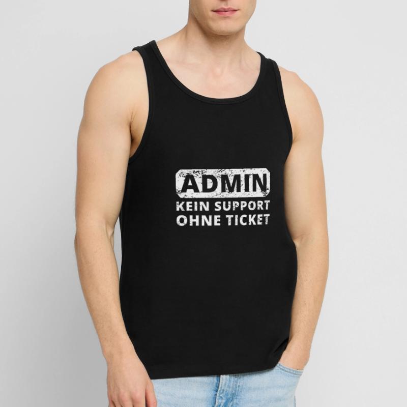 admin edv programmierer Informatik Computer Männer Premium Bio Tank Top