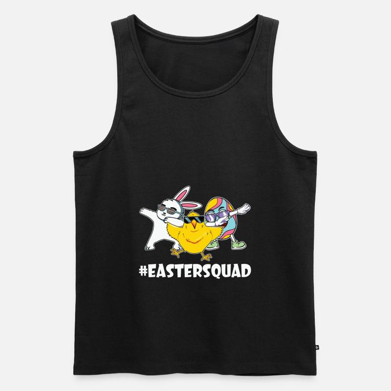 Easter Easter Easter Eggs - Men's Premium Organic Tank Top - black