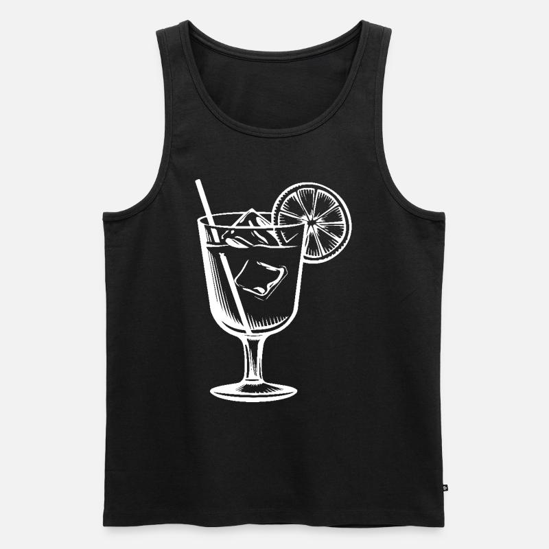 Boisson à la limonade - Débardeur bio Premium Homme - noir