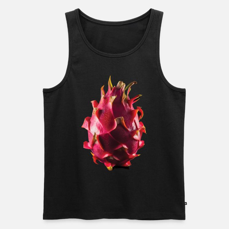 Drachenfrucht Geschenk - Männer Premium Bio Tank Top - Schwarz