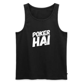ein harter Gegner - Männer Premium Bio Tank Top - Schwarz - Vorne - Michal (187cm)