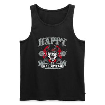 Joyeux Halloween Vampire Evil - Débardeur bio Premium Homme - noir - Devant - Michal (187cm)