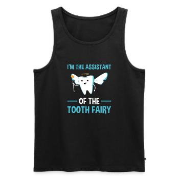 Assistant Of The Tooth Fairy Dental Assistant - Männer Premium Bio Tank Top - Schwarz - Vorne - Michal (187cm)
