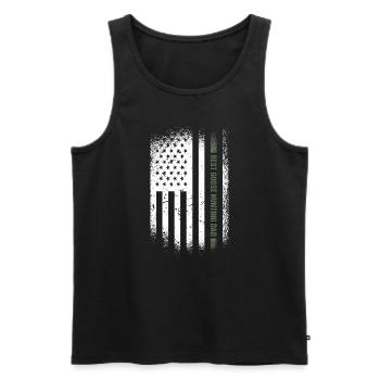 Geese Hunter Best Goose Hunting Dad Goose Hunting - Men's Premium Organic Tank Top - black - Front - Michal (187cm)