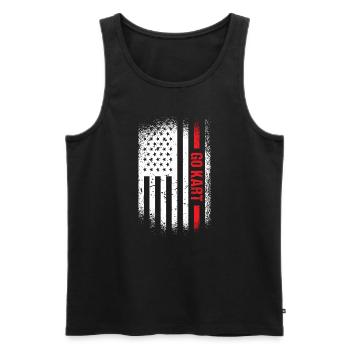 Sport Us Flag Go Kart - Débardeur bio Premium Homme - noir - Devant - Michal (187cm)