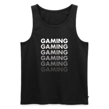 Gamer Gaming - Männer Premium Bio Tank Top - Schwarz - Vorne - AI Model Male 178 light (178cm)