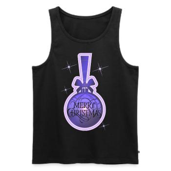 Joyeux Noël! - Débardeur bio Premium Homme - noir - Devant - Michal (187cm)