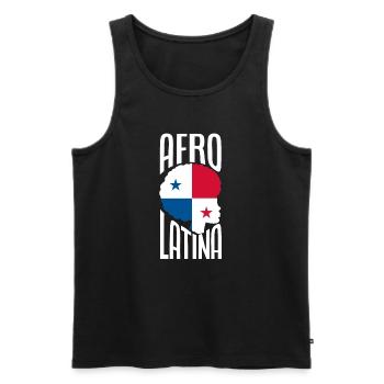 Lustiges Panama Panamaer Panamaerin Geschenk - Männer Premium Bio Tank Top - Schwarz - Vorne - AI Model Male 178 light (178cm)