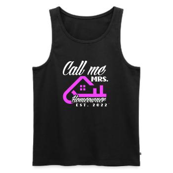 Homeowner Home Purchase Gift - Men's Premium Organic Tank Top - black - Front - AI Model Male 178 light (178cm)