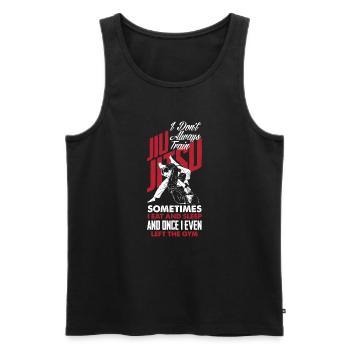 Jiu Jitsu Jiu Jitsu Jiu Jitsu - Männer Premium Bio Tank Top - Schwarz - Vorne - AI Model Male 178 light (178cm)