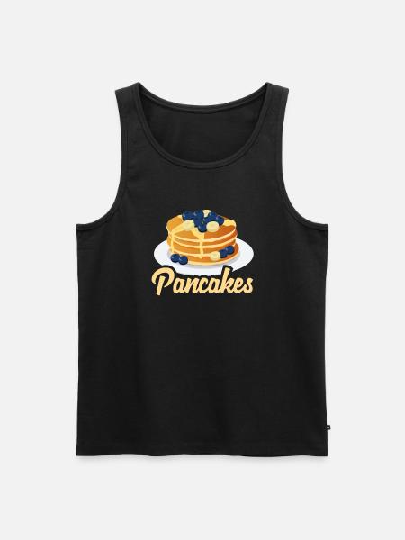 Funny Pancake Pancakes Gift - Men's Premium Organic Tank Top - black